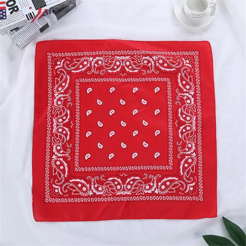 Женские льняные банданы модные аксессуары для волос квадратный шарф Женский