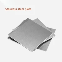 1pcs 304 stainless steel square plate polished plate sheet thick thin thickness 0 5x100x100mm
