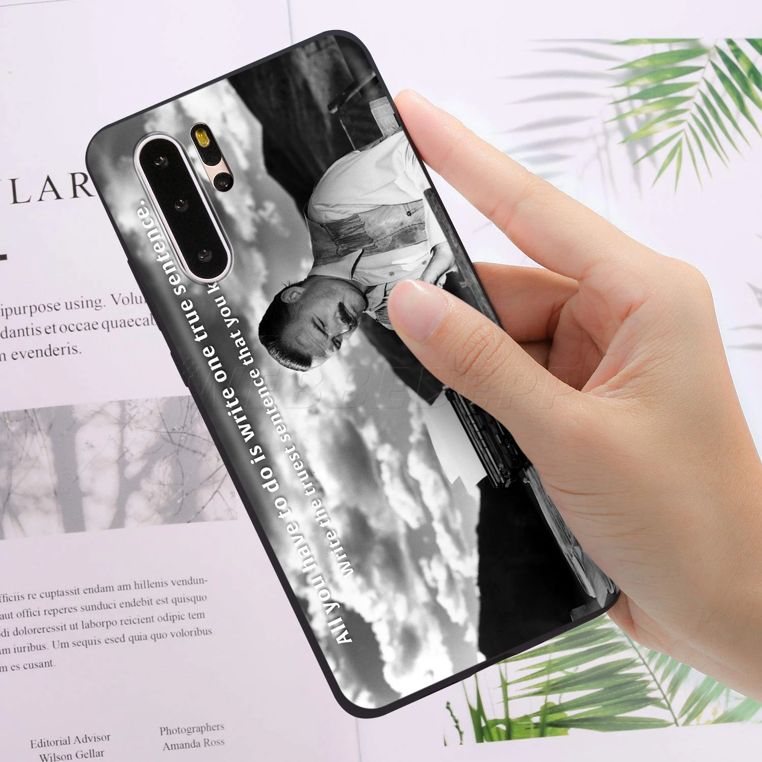 Webbedepp Hemingway чехол для Huawei Honor 6A 7A 7C 7X 8 8X 8C 9 9X 10 20 Lite Pro Note View | Мобильные телефоны и