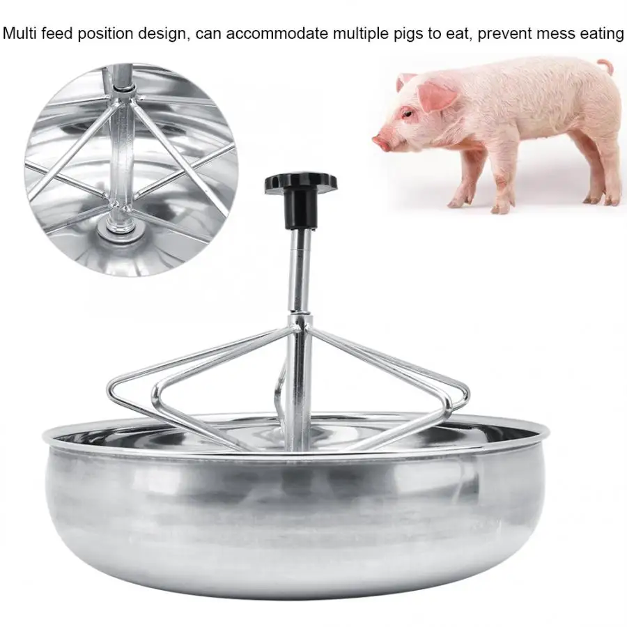 Кормушка для курицы 30 см из нержавеющей стали поросенок корыта чаша кормления