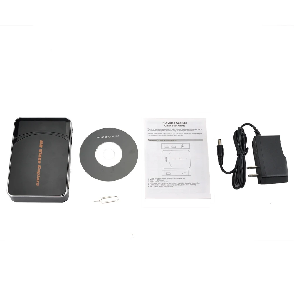 Ezcap 280HB HDMI видеозахвата, захват 1080P видео с HDMI Blue Ray телеприставки, компьютера, игровой коробки и т. Д., с микрофоном