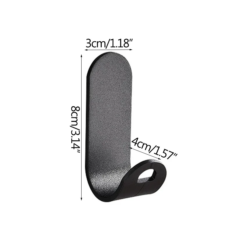 

Nordic Decoration Color Hook Space Aluminum Wall Hooks Key Holder Home Decor Storage Organizer Shelf Bathroom Shelves