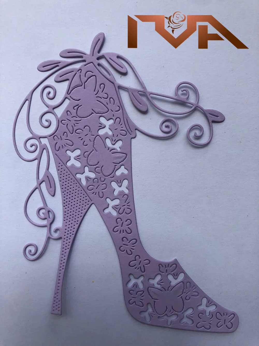 

Paper Craft Works With All Sizzix Machines Embossing High Heeled Shoe Metal Cutting Dies scrapbooking