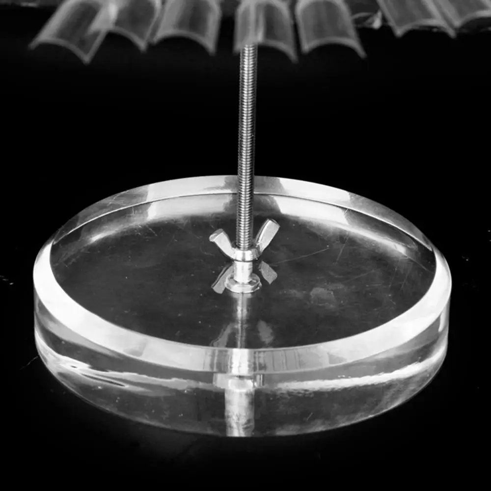 

120 Sticks Nail Art Display Stand Spiral False Nails Showing Shelf Rack Manicure Practice Tool For Solon Nails Polish Gel Show