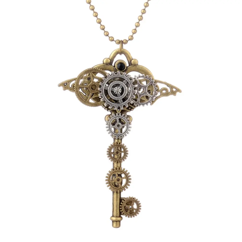 Ожерелье-брелок шестерни в винтажном стиле 1 шт. | Украшения и аксессуары