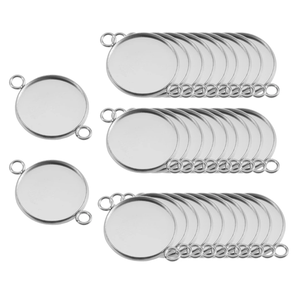 

30x античный круглый подвесной поднос камея фото ювелирных изделий делая соединитель DIY Результаты