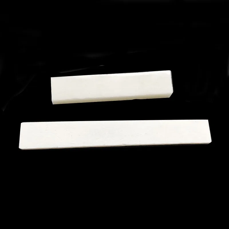 2 stücke reine knochen blank brücke nut sattel für akustische gitarre klassische gitarre ukulele elektrische guitarra zubehör free