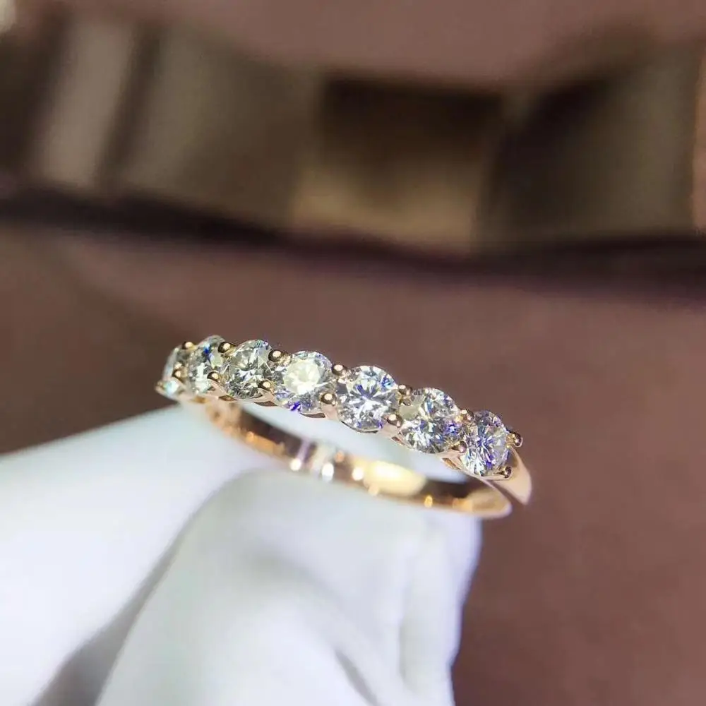 KJJEAXCMY fine jewelry Mosang Diamond 925 sterling silver new women ring support test popular hot selling | Украшения и