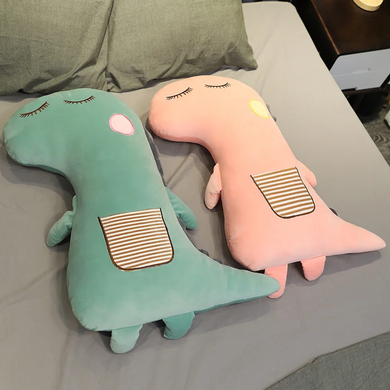 80 см огромная милая плюшевая подушка динозавра Крокодиловая диванная детские