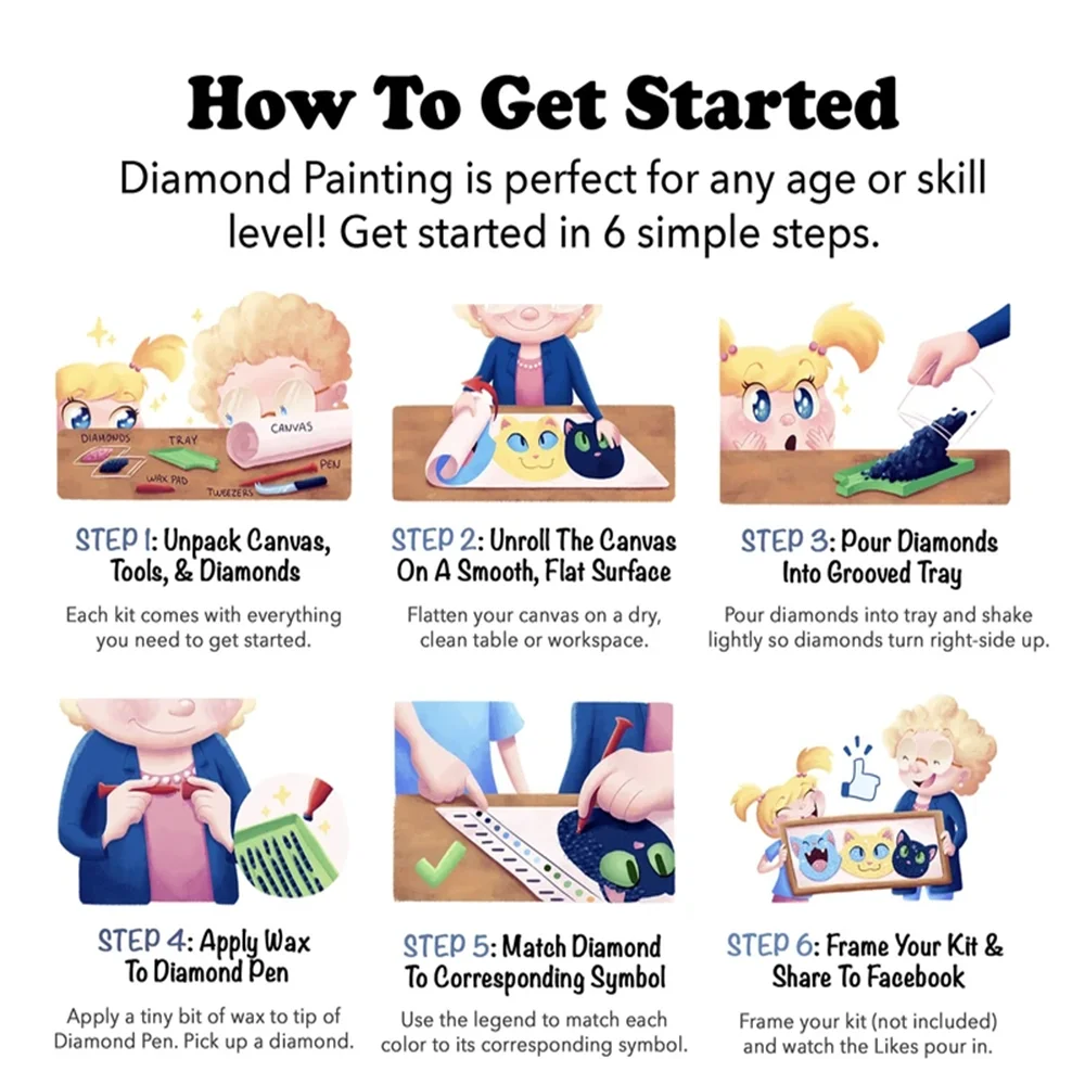 Набор для вышивки "Кошка" 5D Diamond Painting, полный сверху до низу, квадратная и круглая формы, ручная работа, подарок.