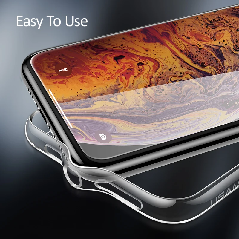 USAMS Transparent TPU Case for iPhone 11 Max Ultra-thin Thickness Back Cover Coque 2019 Shockproof Shell Phone |