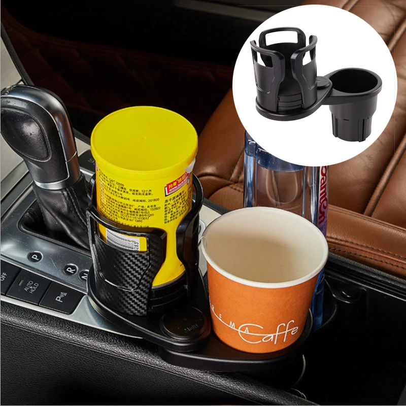 

Drink Holder In Car All Purpose Car Cup Holder 2 IN 1 Multifunctional Vehicle-mounted Stand Water Cup Drink Bottle Organizer