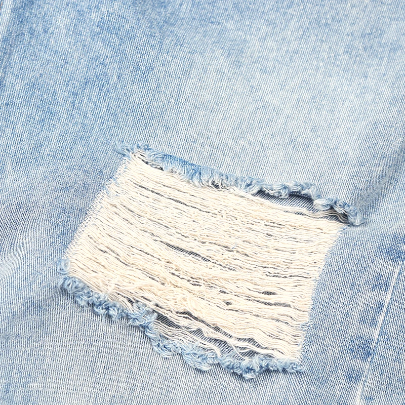 

Fashion Women Straight Wide Leg Jeans For Women Loose BF 2021 Summer Female High Waist Casual Ripped Holes Denim Pants WJ277