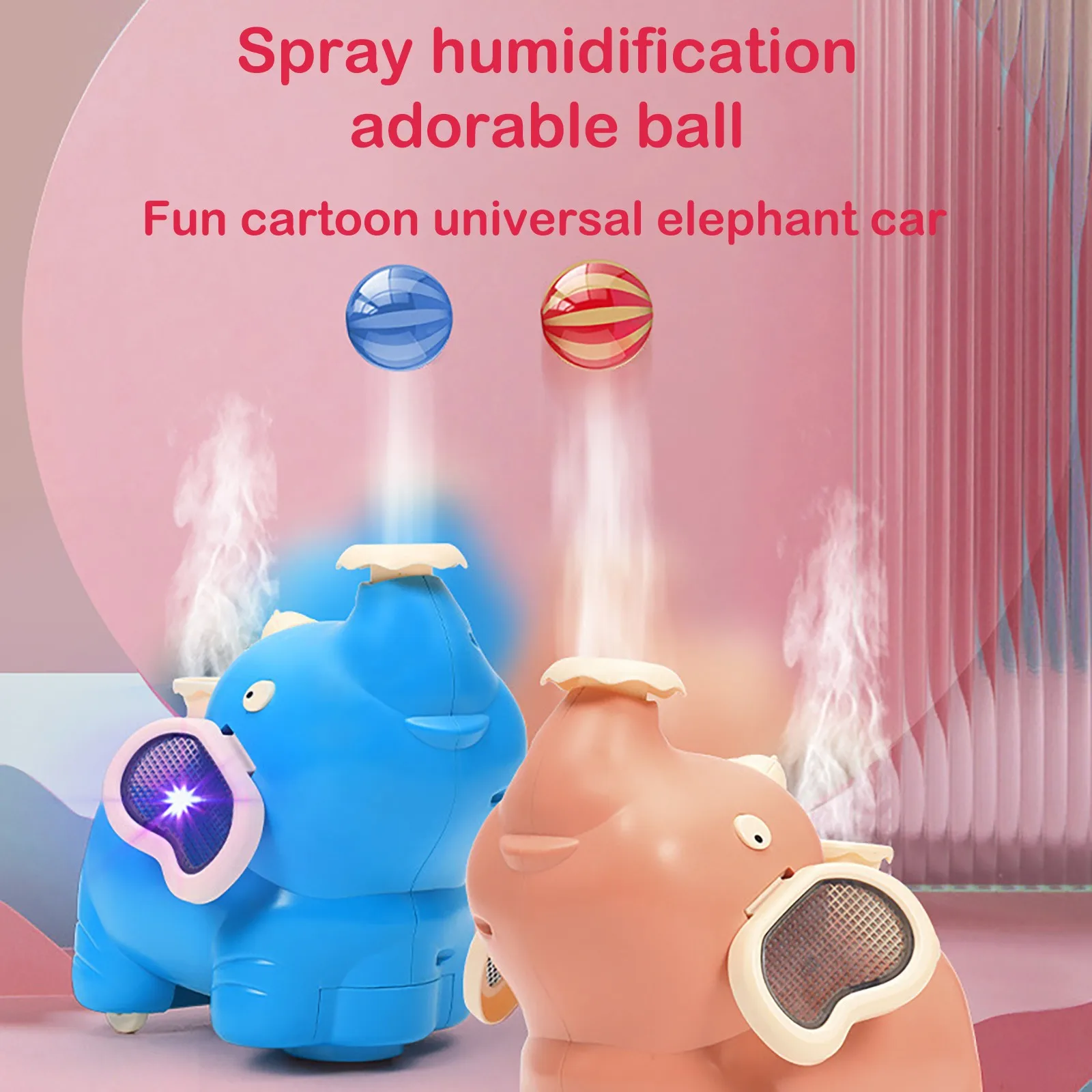 

New 2021 High Quality Safety Little Elephant, Light And Music, Children's Electric Toy Spray Humidifier Toys Accessories For Kid