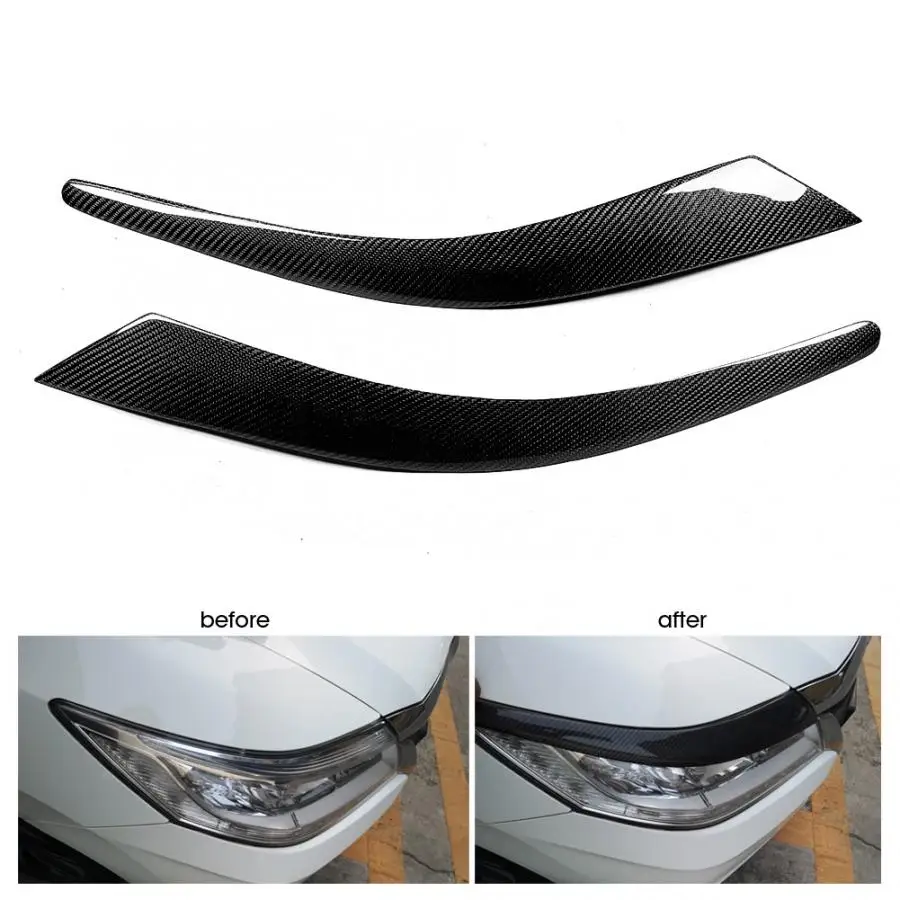 Накладка на голову из углеродного волокна для бровей и век автомобильный декор