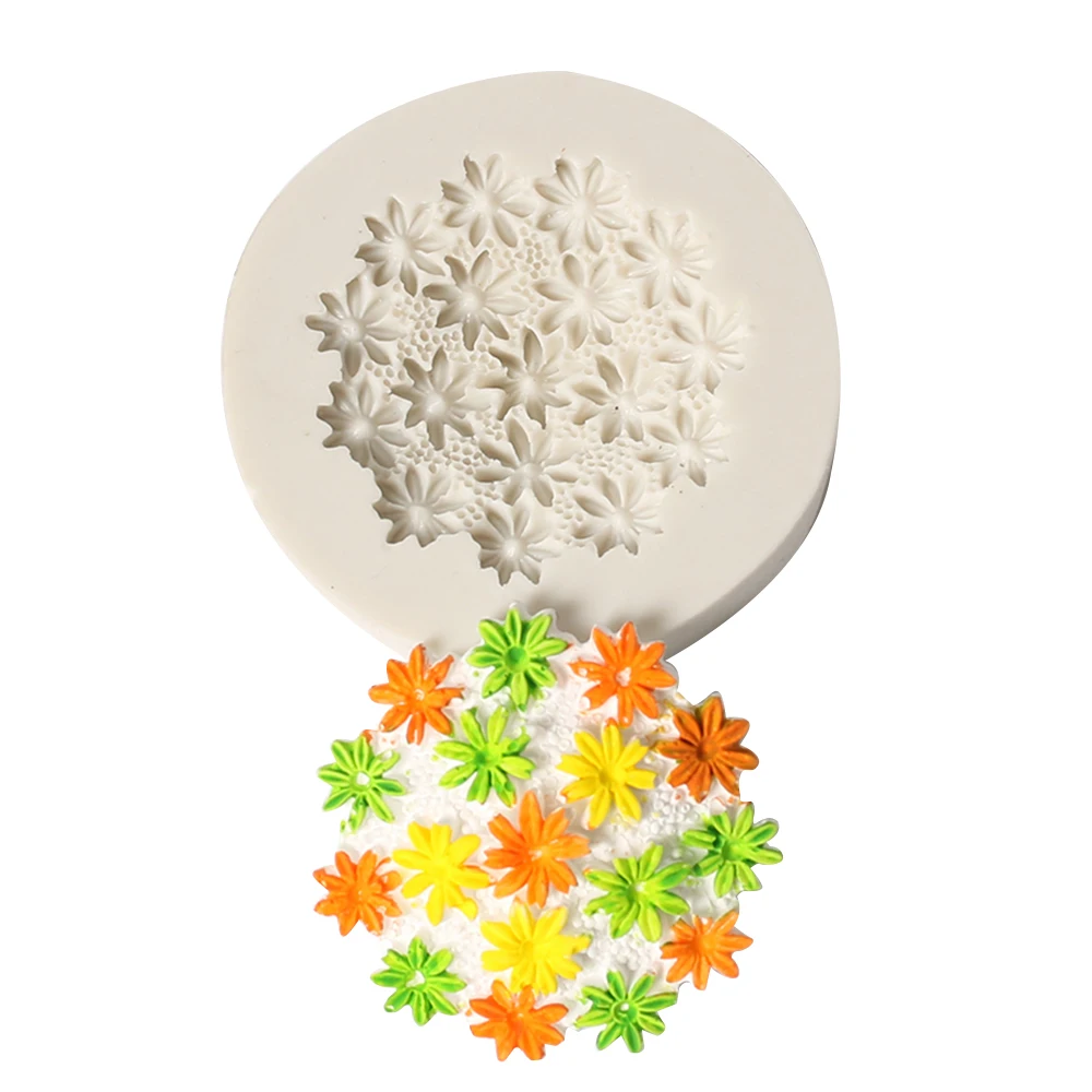 1 шт. в форме цветка силиконовая форма для кексов топперы шоколадные помадки