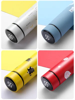 Вакуумная фляжка смарт чайник ЖК дисплей из нержавеющей стали сенсорный экран