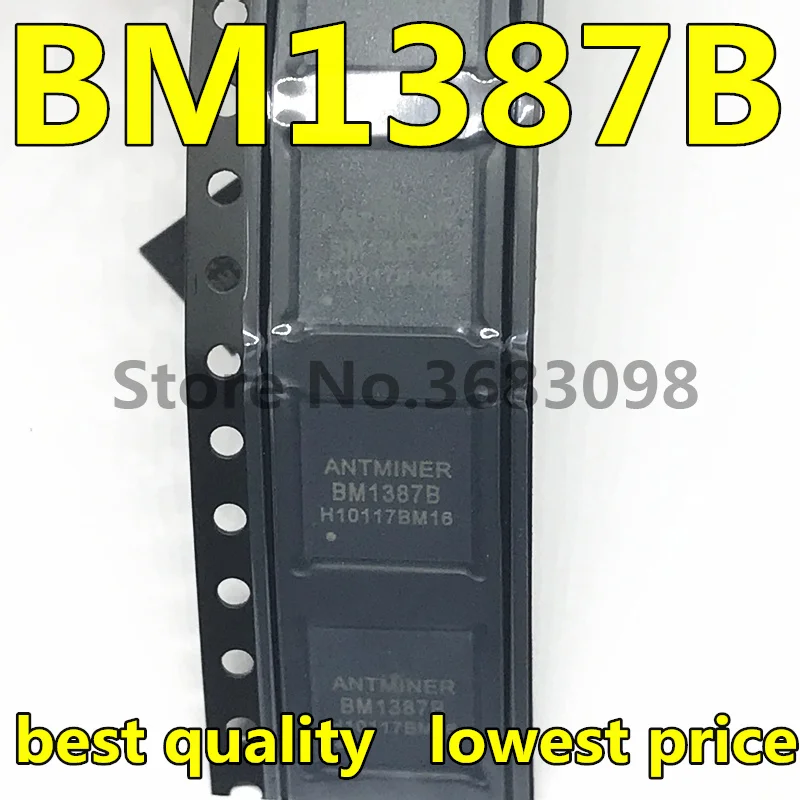 

10 шт./лот BM1387 BM1387B QFN32 чип S9 T9 для майнинга биткоинов