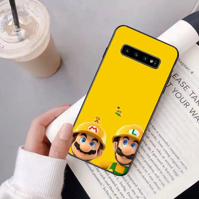 

Super Mario Kartoon Phone Case Luxury Brand Case For Samsung Galaxy S8 S9 S10e S20 PLUS J6 J600 Cases Cover