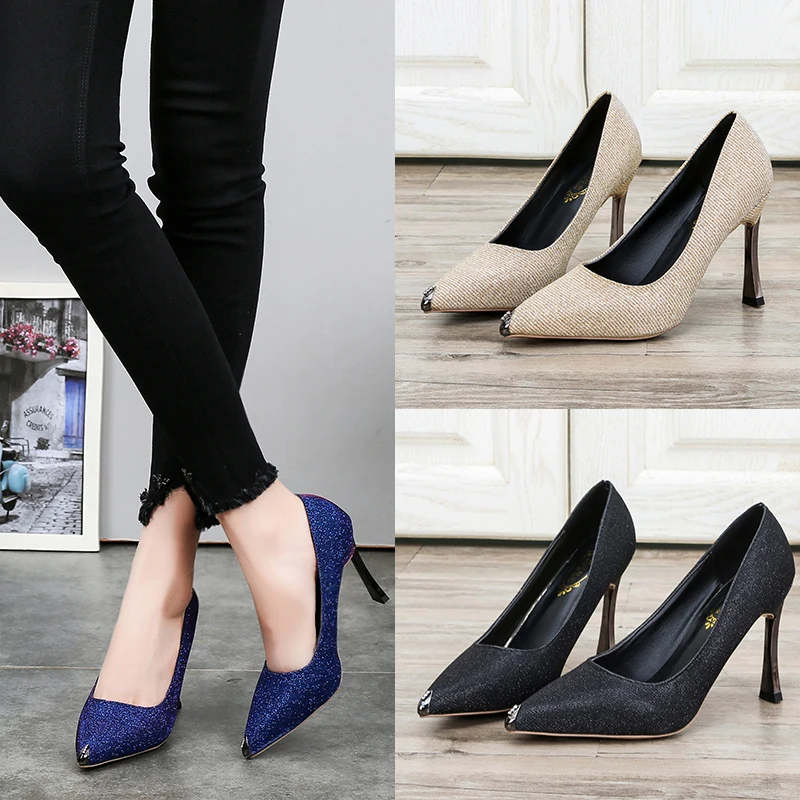 Cresfimix sapatos azuis/женские милые фиолетовые туфли на высоком каблуке Пикантные