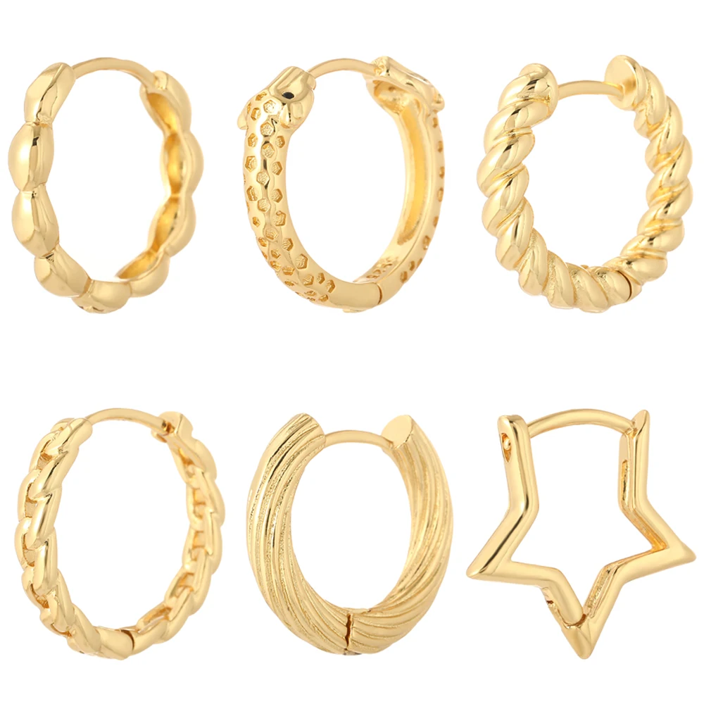 

Gold Round Hoop Earrings for Women Animals Snake Dangle Korean Fashion Earrings Boho Goth Trendy Hip Hop Punk 2021 Trend Copper