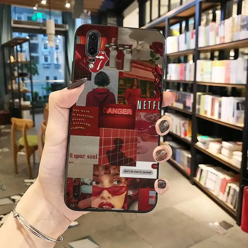 

Aesthetic Collage poster pattern luxury Phone Case shell For Huawei honor Mate P 10 20 30 40 Pro 10i 9 10 20 8 x Lite