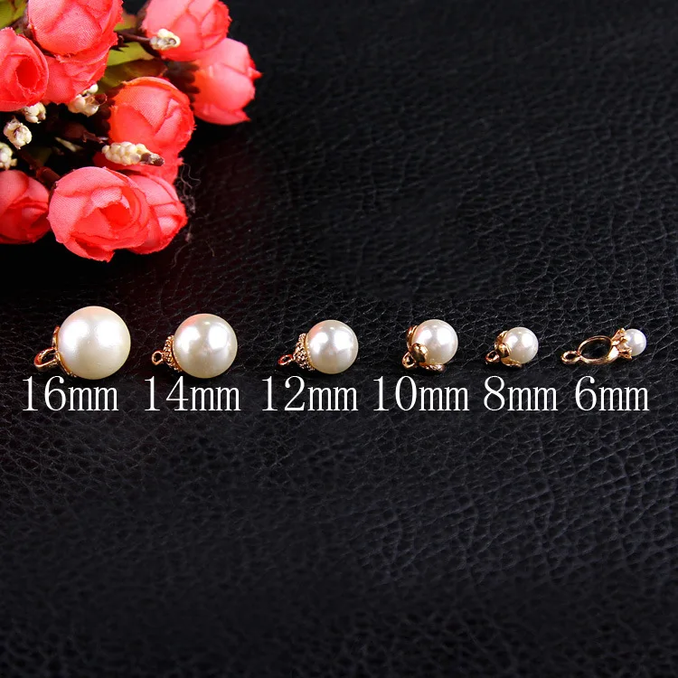 

20pcs Artificial Pearl Beads Teardrop Pearl Applique Decoration Necklace Bracelet Pendant Beads for DIY Clothes Jewelry Making