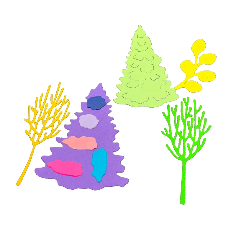 Формы для деревянных ножей металлические режущие формы набор серебристых