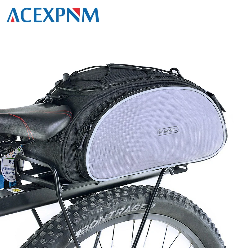 ACEXPNM Водонепроницаемая велосипедная сумка, велосипедная задняя стойка, сумки, велосипедная полка, сумка на плечо, сумка для езды, принадлежности, аксессуары