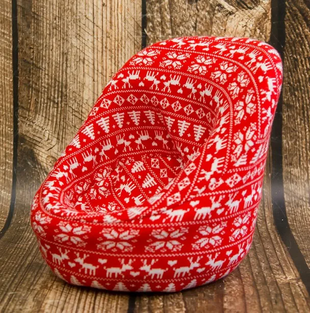 Рождество новорожденный детский диван красное детское сиденье для детской
