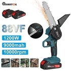 Аккумуляторная мини-пила для садовых деревьев плотничьи инструменты для работы с деревом, 6 дюймов, 18 в