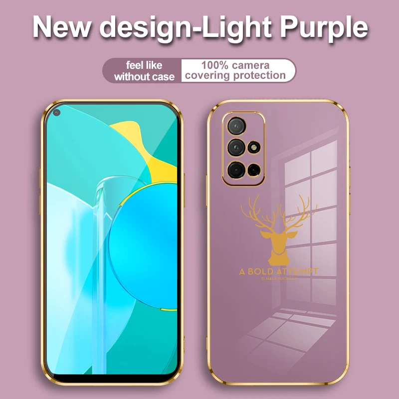 

Fashion Electroplating Phone Case For Huawei HONOR 30S 20 30 50 SE 60 20I 20S 10I PRO LITE Anti-fingerprint Anti-fall Cover