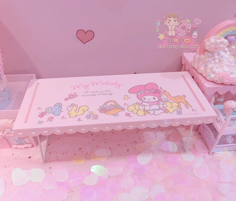Cartoon Melody Laptop Folding Computer Table Desk PC Writing Workstation Home Office Furniture | Дом и сад