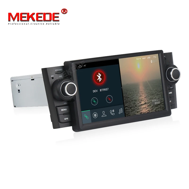 Автомобильный мультимедийный плеер gps Android8.1 Android9.1 автомобильный Радио 1 Din DVD для