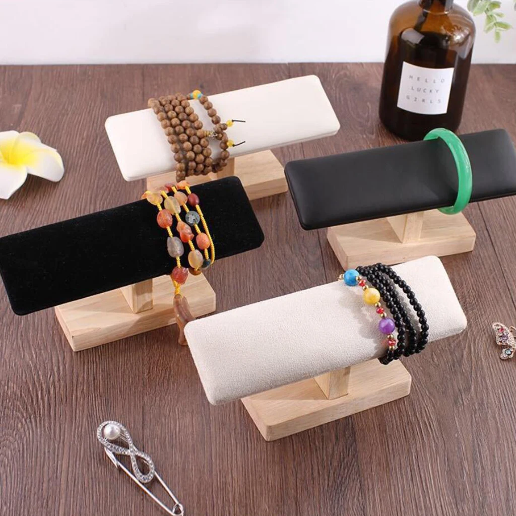 

New T-Bar Bracelet Watch Jewelry Show Display Stand Home Organization Hard