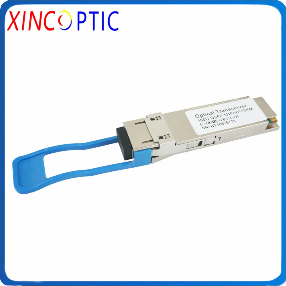 Параметры 100G QSFP28 LR4 10km LC LWDM Единичный модуль оптического приемопередатчика SM 1310nm