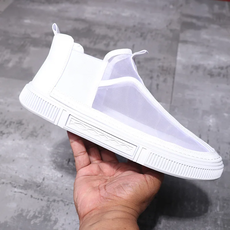 Мужские Яркие модные удобные кроссовки без шнуровки для мужчин мужская обувь