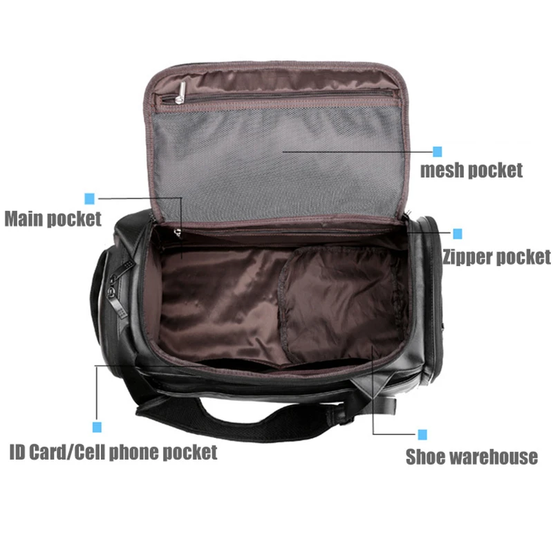 Многофункциональная сумка для тренажерного зала Мужская большая спортивная