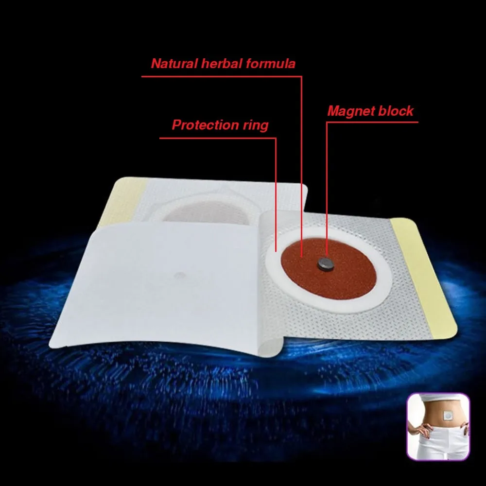 Пупка Стикеры заплаты для потери веса сжигатель жира анти целлюлит снижение