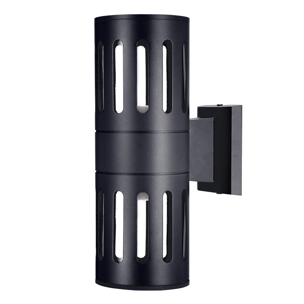 Настенный светодиодный светильник с двойной головкой и абажуром IP65 уличная