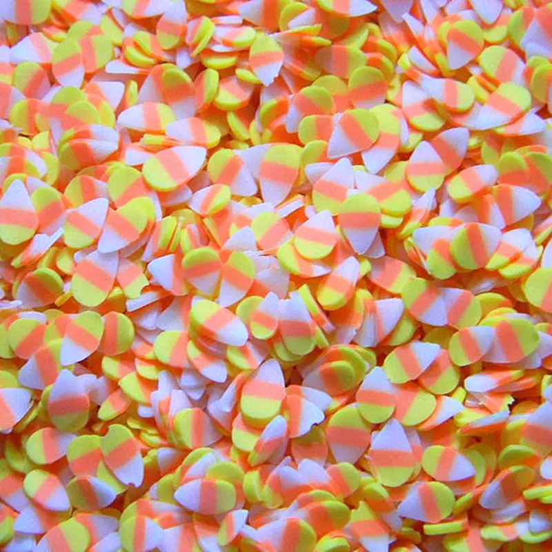 Полимерная глина Hallween вечерние конфеты кукурузы декоративная обсыпка Slime