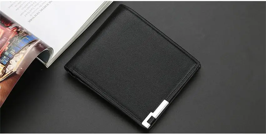 Мужской короткий кошелек высокого качества Billfold для подростка PU кожаные кошельки бумажник многофункциональные кошельки владельцы кредитных карт