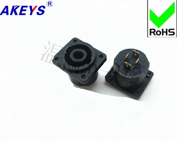 3pcs SP-001-2 small square seat four-core socket core card and Newtrak NL4MP straight foot | Обустройство дома