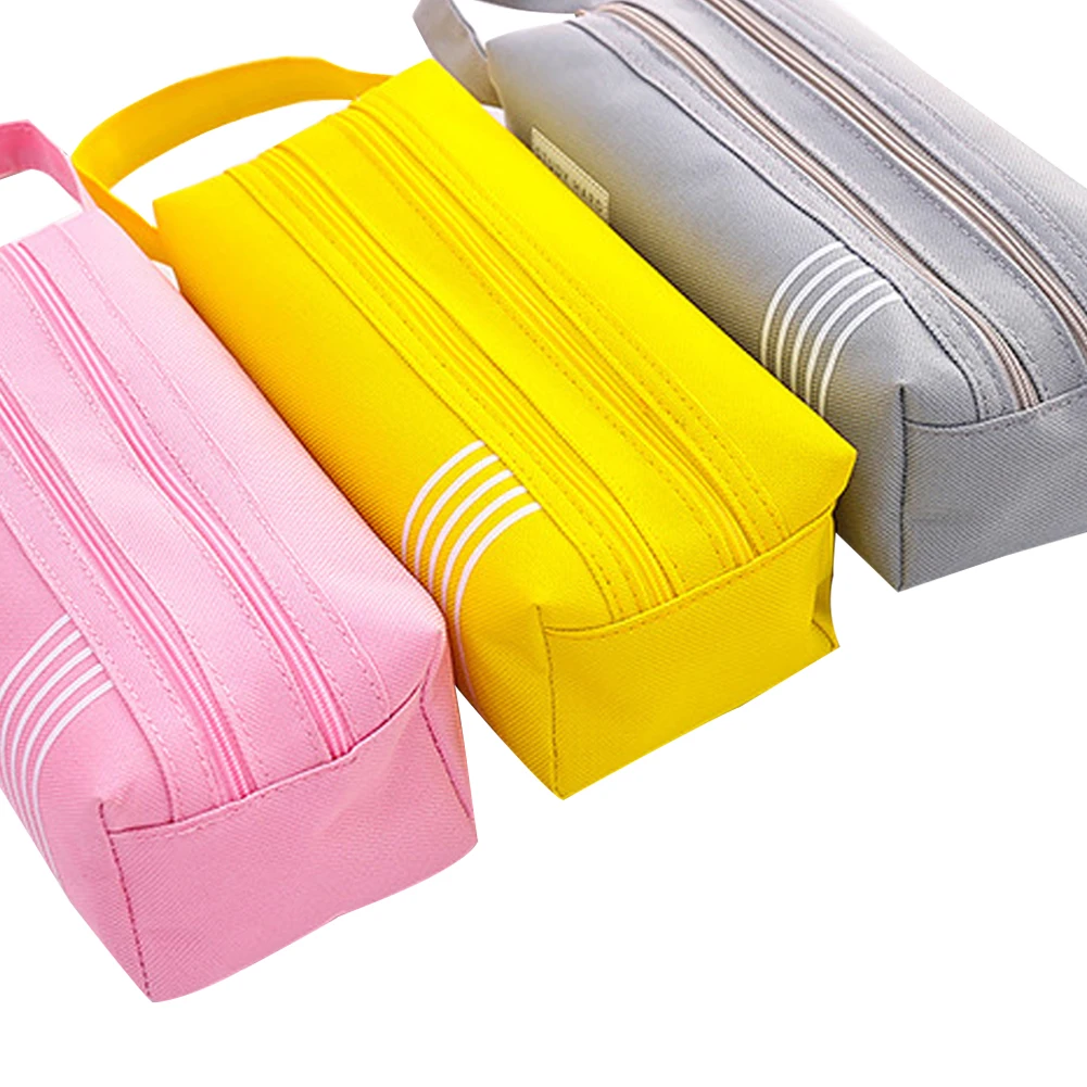 Чехлы карандаши на двойной молнии для девочек косметичка макияжа сумки