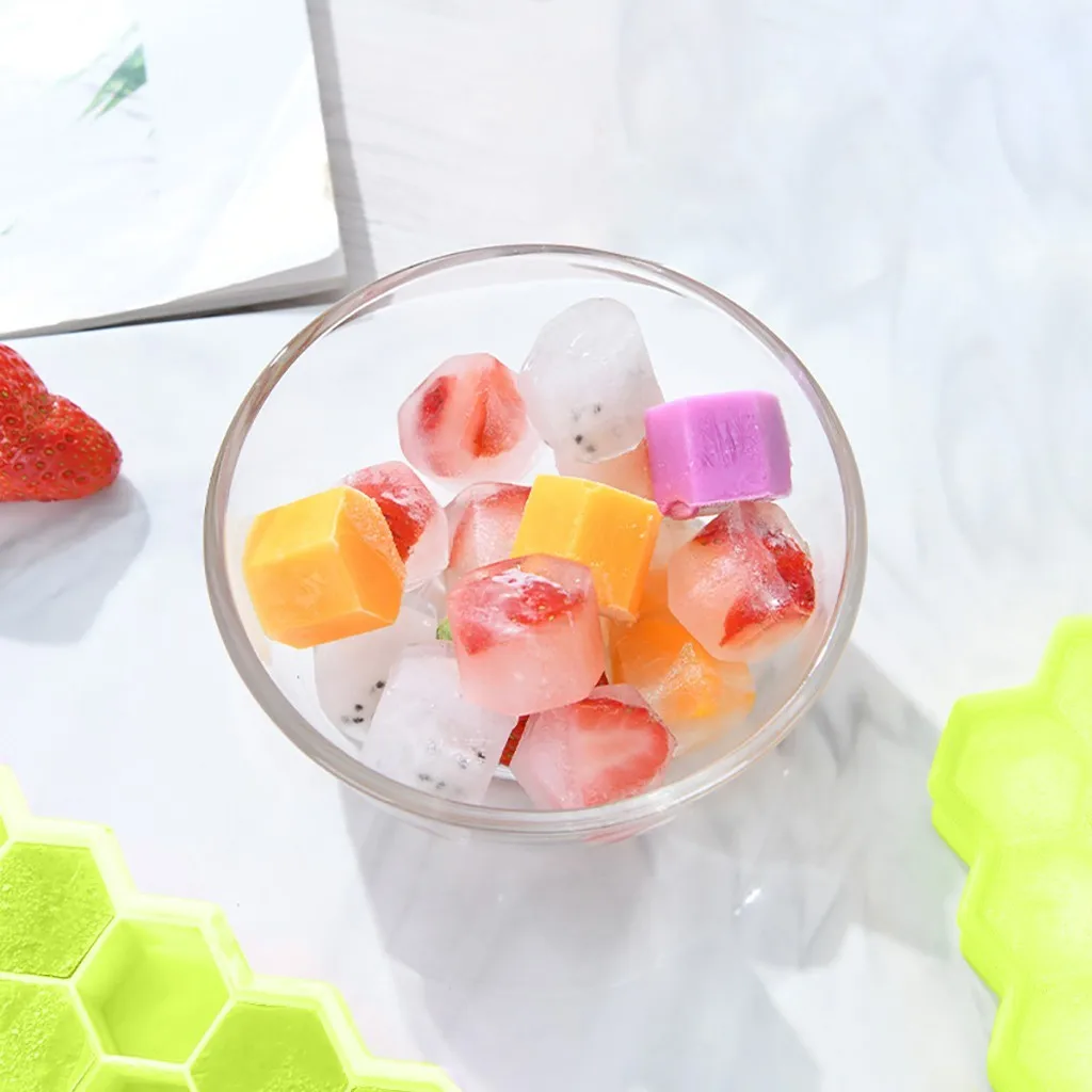 Форма для льда в форме сот форма бытовые контейнеры хранения удобный и