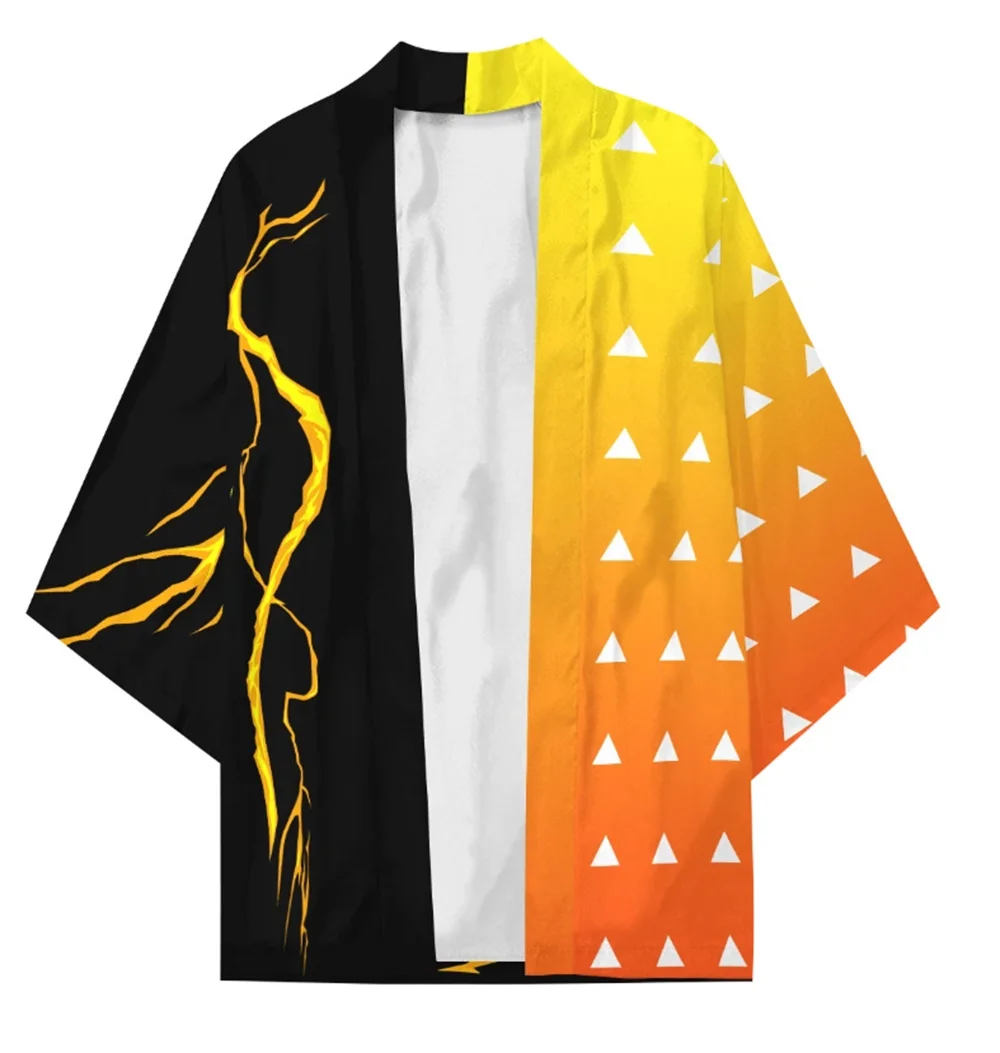 

Demon Slayer Cloak Anime Kimetsu No Yaiba Print Streetwear Men Women Fashion Cosplay Kimono Harajuku Tees Tops Jackets Clothing