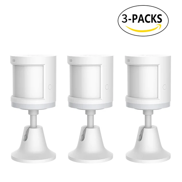 3pcs Xiao mi Aqara датчик человеческого тела Xio mi датчик движения тела беспроводной ZigBee Соединительный светильник шлюз mi home - Цвет: 3pcs