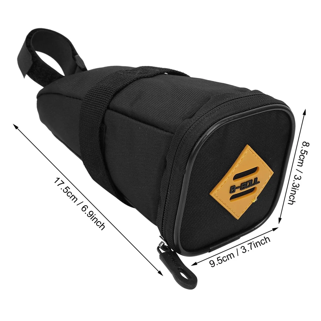 

Waterproof Bicycle Rear Zipper Bag Mountain Bike Road Cycling Saddle Pouch Tail Pannier Bag