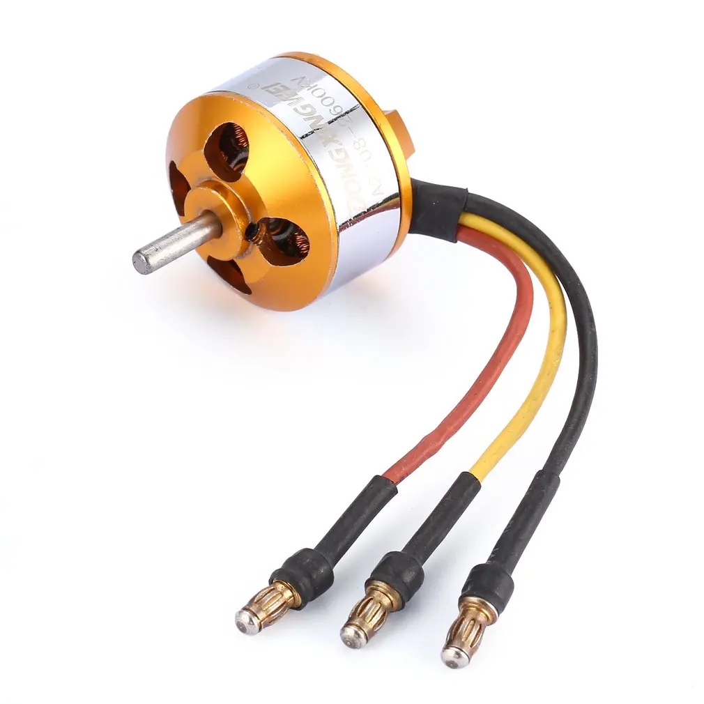 Бесщеточный мотор DXW A2208 2600KV/1800KV/1400KV/1100KV 2 3S с внешним ротором для