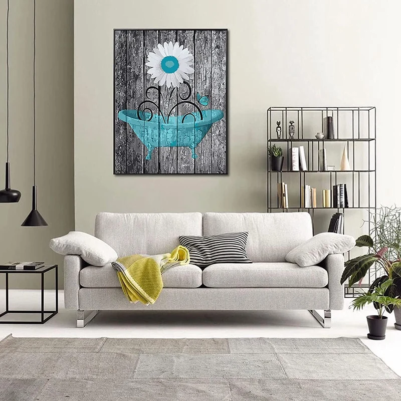 Картина по номерам для взрослых картина ванной акриловая 16 х20 дюймов | Дом и сад